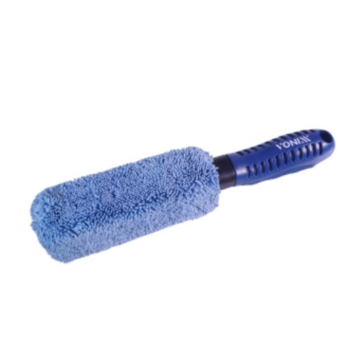 Escova Microfibra para Limpeza de Aros Vonixx, ideal para limpeza segura das rodas do carro.
