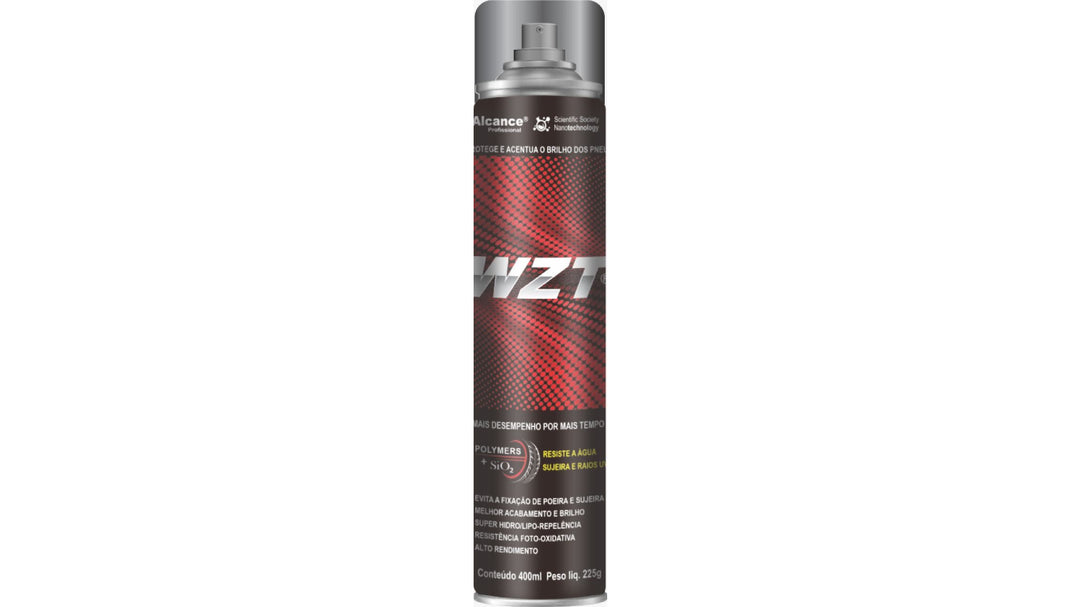 WZT AEROSSOL PRETEADOR DE PNEUS 400ML ALCANCE