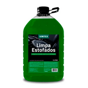 Limpa Estofados VONIXX 5 litros em embalagem verde, ideal para limpeza a seco de estofados automotivos e residenciais.