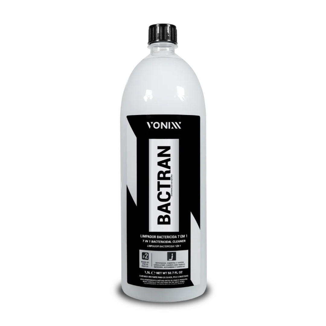 BACTRAN limpador bactericida ultra concentrado da Vonixx para estofados e carpetes.