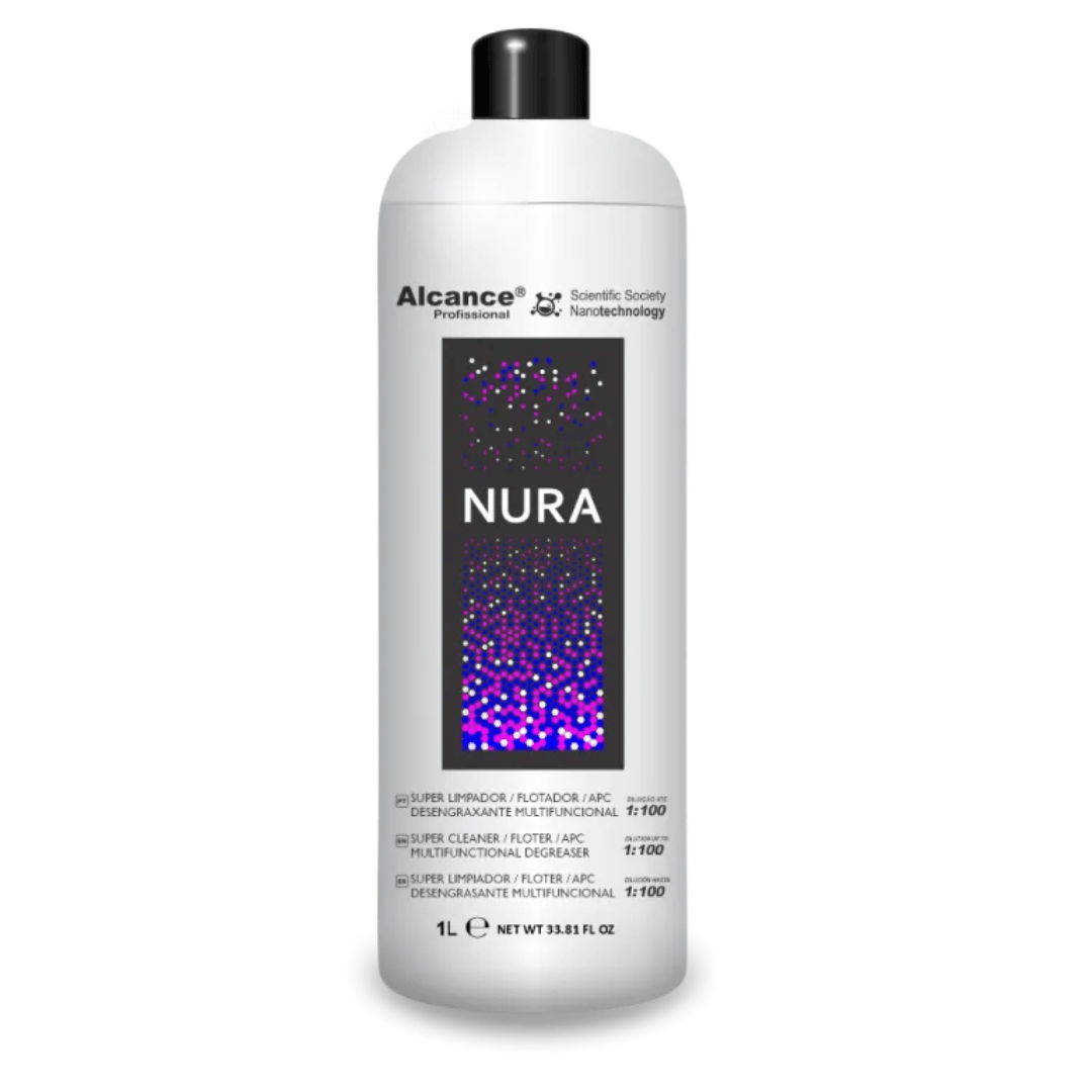 NURA APC CONCENTRADO 1L ALCANCE - Super Limpador Desengraxante Multifuncional em frasco de 1 litro