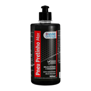 PNEU PRETINHO PINTA PNEU 500 ML VISAO QUIMICA, brilho intenso e duradouro para pneus.
