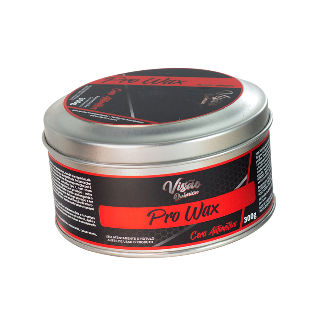 PRO WAX CERA EM PASTA 300GR da Visão Química, embalagem de cera para depilação.