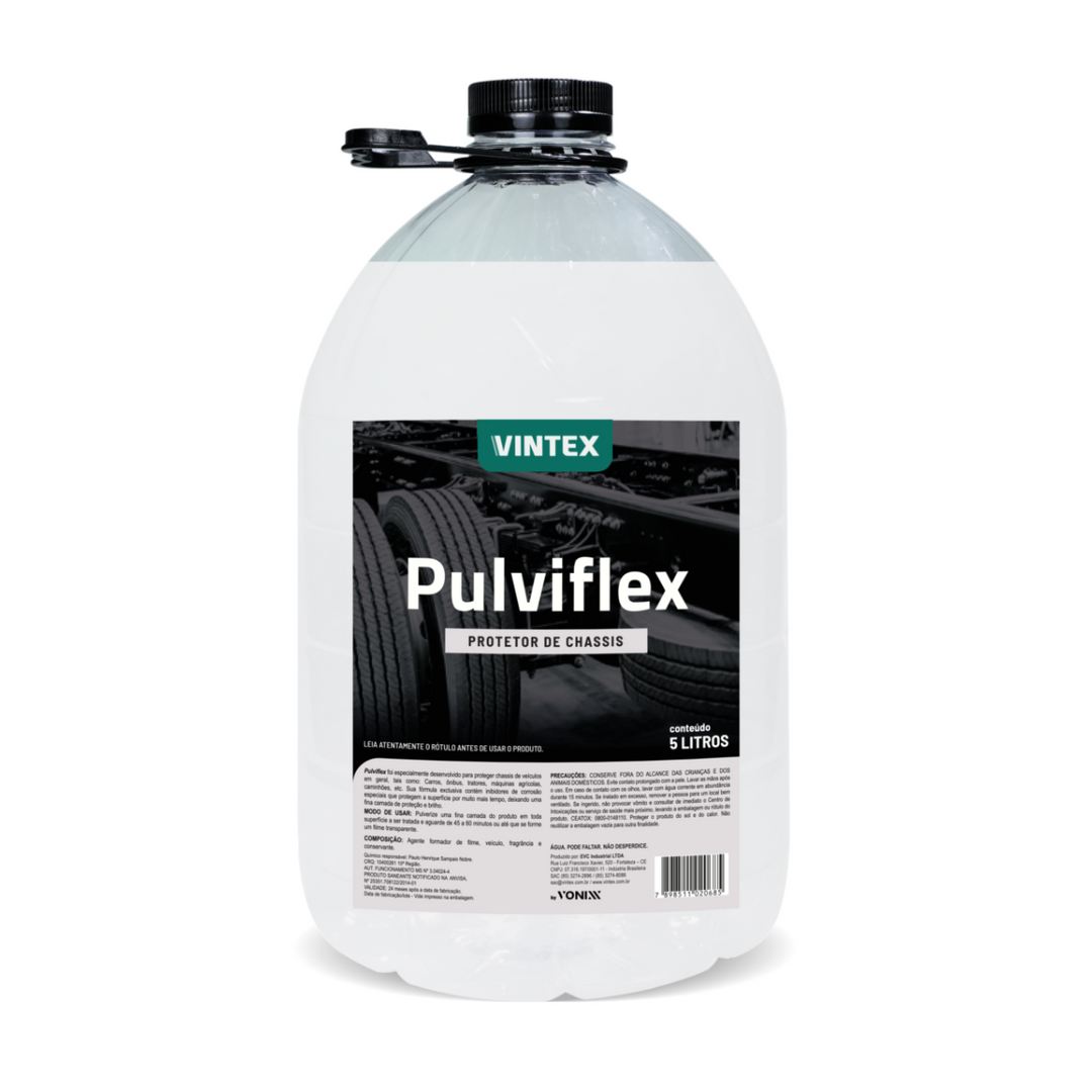 Produto Pulviflex 5L Vonixx, protetor de chassis para veículos, ideal para proteção duradoura.