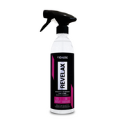 Frasco spray de Revelax da Vonixx, ferramenta para revelar defeitos na pintura automotiva e descontaminante.