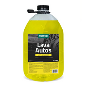 SHAMPOO LAVA AUTOS 5L VONIXX em embalagem de plástico amarela, ideal para limpeza automotiva.