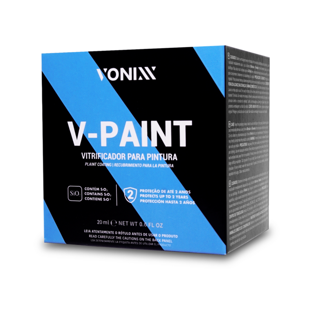 V PAINT 50ML VONIXX, vitrificador para pintura, proteção de até três anos, formulação com moléculas de silício