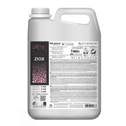 ZIOX SHAMPOO MULT FUNCIONAL PARA VEICULOS 5L ALCANCE embalagem de produto para limpeza automotiva.